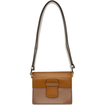 Shop Marni Brown Small Severine Bag In Z2i21 White