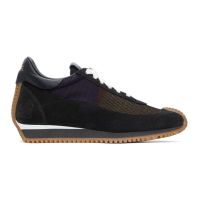 Shop Loewe Multicolor Flow Sneakers In 1489 Black