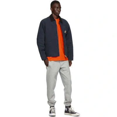 Shop Carhartt Grey Chase Lounge Pants In V690 Grey