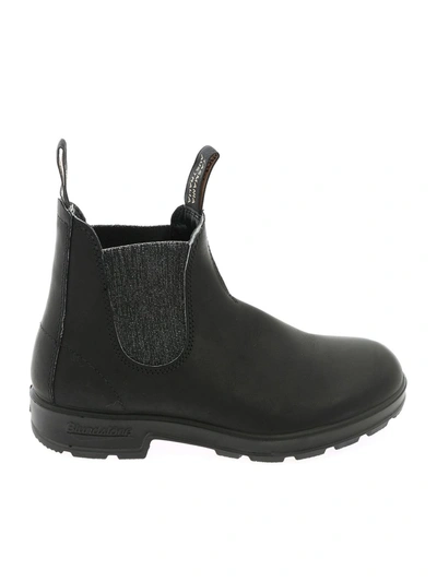 Shop Blundstone Elasticated Detail Ankle Boot In Black