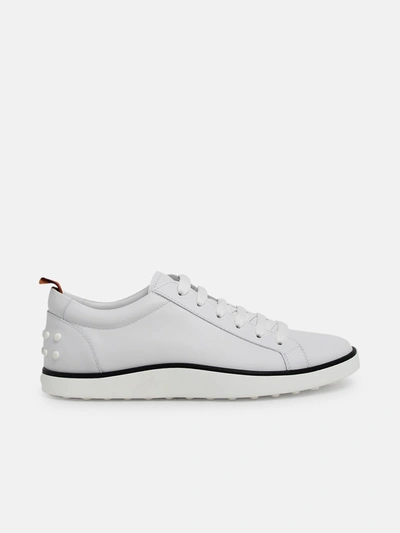 Shop Tod's White Sneakers