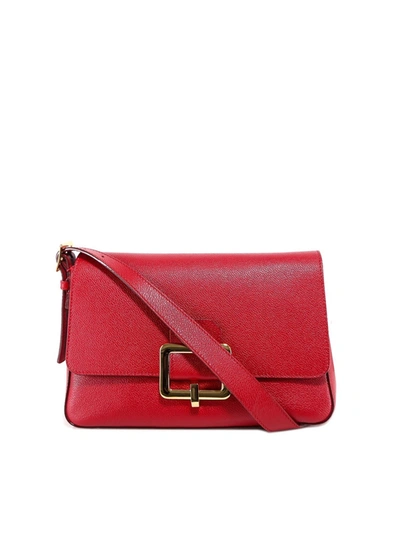 Shop Bally Janelle Shoulder Bag In Red
