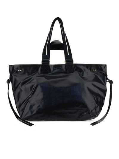 Shop Isabel Marant Wardy New Port Tote In Black