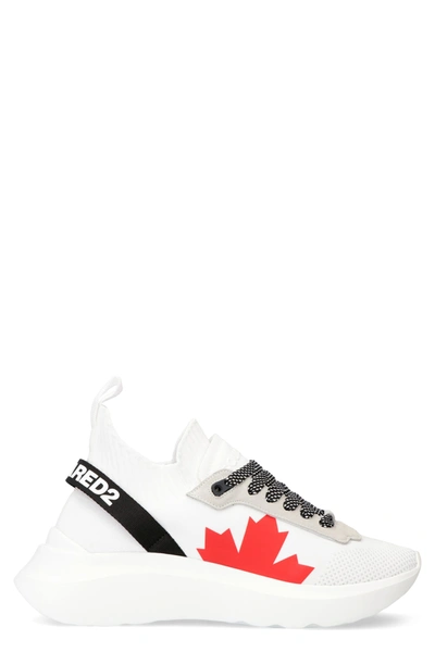 Shop Dsquared2 Speedster Low-top Sneakers In White