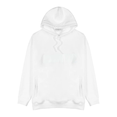 Shop Givenchy White Logo Cotton Sweatshirt