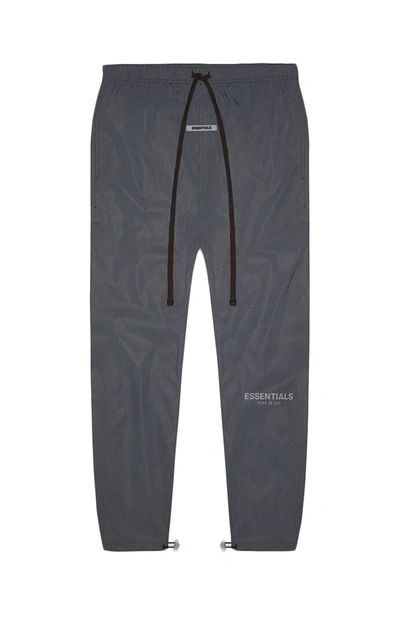 Pre-owned Fear Of God  Essentials Track Pants Black Reflective