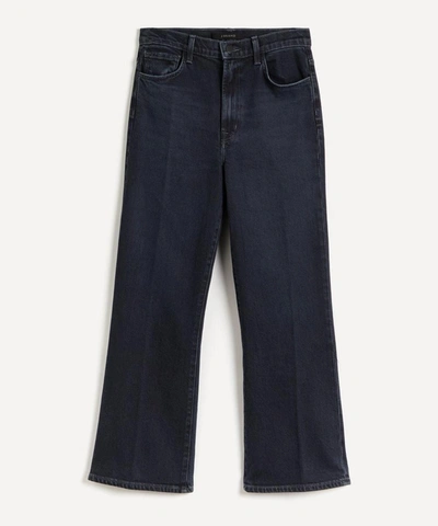 Shop J Brand Julia High-rise Flare Jeans In Nocturne Raze