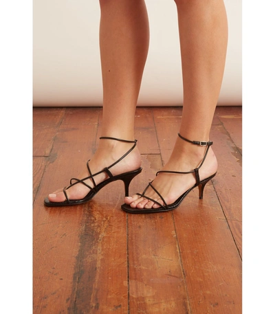 Shop Emme Parsons Tobias Sandal In Black Snakeprint