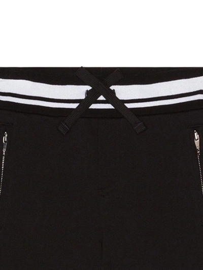 Shop Dolce & Gabbana Stripe-trim Track Pants In Black