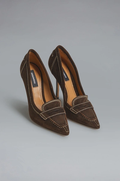 Shop Dsquared2 Women Pump In Brown