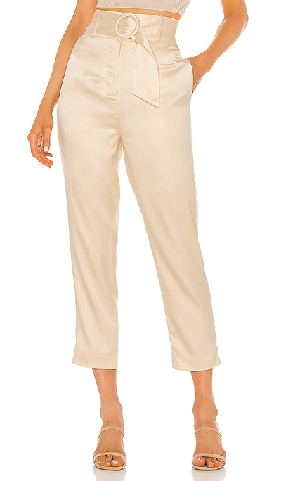 Shop Camila Coelho Guadalupe Pant In Vanilla