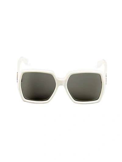 Shop Saint Laurent Core 60mm Square Sunglasses
