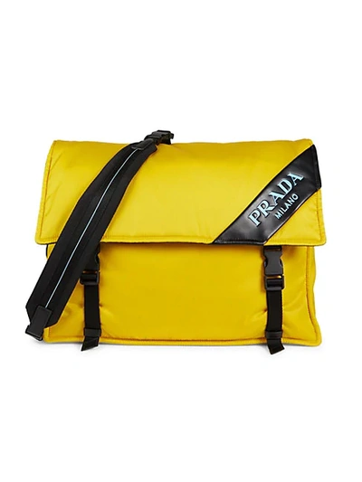 Shop Prada Nylon Messenger Bag