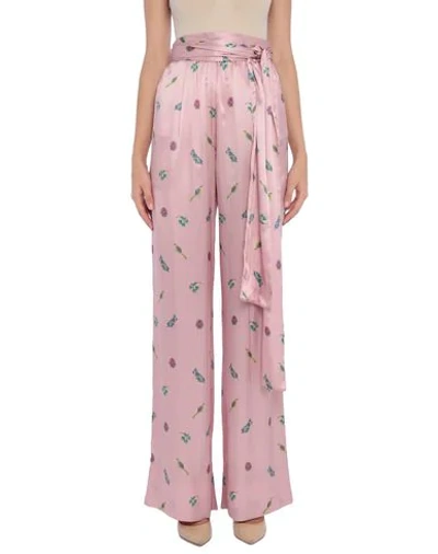 Shop Miahatami Pants In Pastel Pink