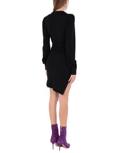 Shop Redemption Woman Mini Dress Black Size 4 Modal, Wool, Elastane