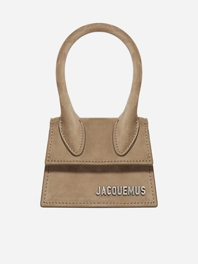 Shop Jacquemus Chiquito Homme Suede Mini Bag