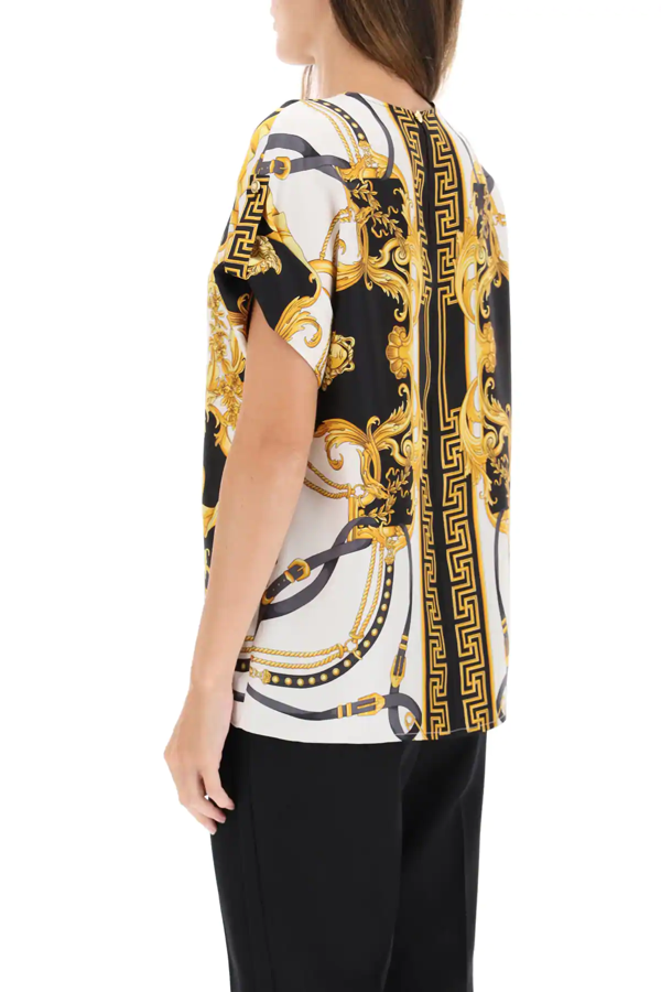 silk versace blouse