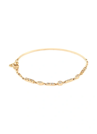Shop Xiao Wang 'astro' Diamond 18k Gold Bracelet In Metallic