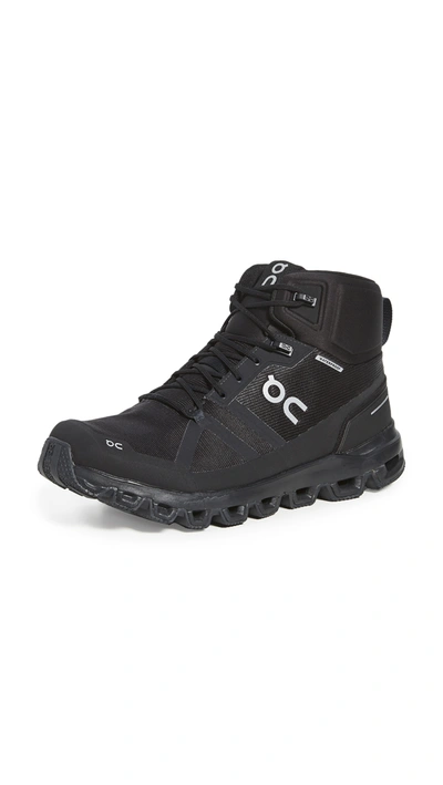 Shop On Cloudrock Waterproof Boots In All Black