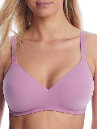 Shop Wacoal How Perfect Wire-free T-shirt Bra In Dusky Orchid