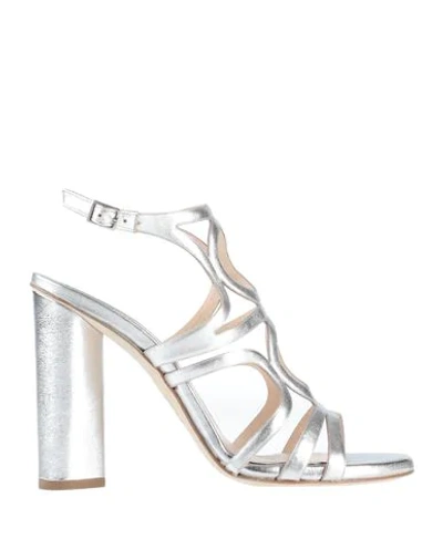 Shop Chantal Sandals In Silver