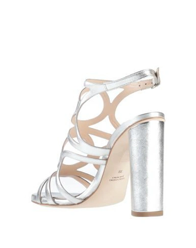 Shop Chantal Sandals In Silver