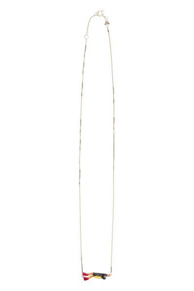 Shop Aliita Sub Pendant Necklace In Gold