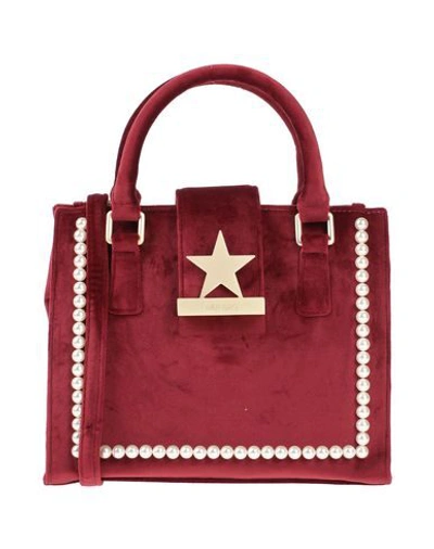 Shop Mia Bag Handbags In Maroon