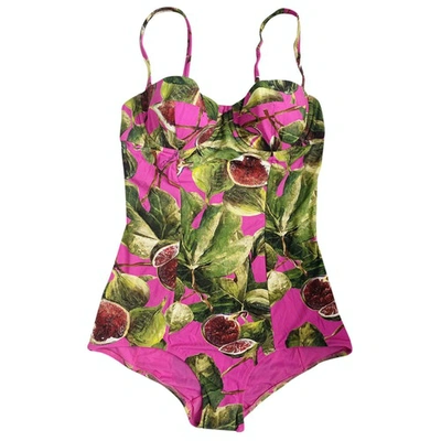 Pre-owned Dolce & Gabbana Pink Swimwear