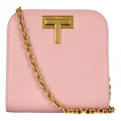 Pre-owned Tom Ford Leather Crossbody Bag In Pink