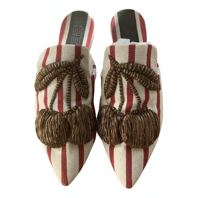 Pre-owned Sanayi313 Cloth Mules & Clogs