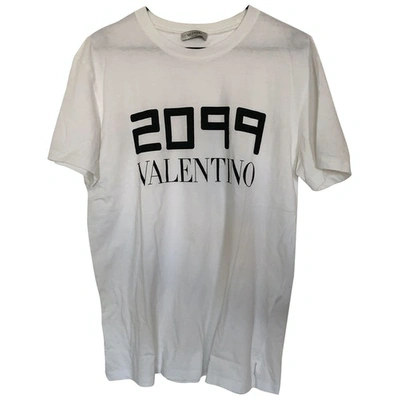 Pre-owned Valentino White Cotton T-shirt