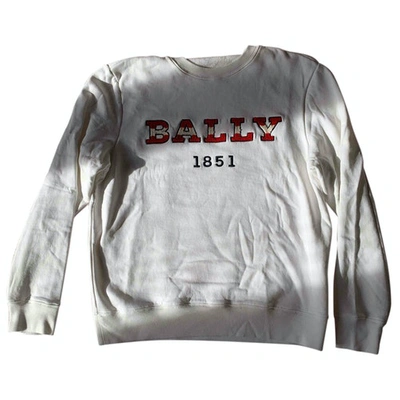 Pre-owned Bally White Cotton Knitwear & Sweatshirts