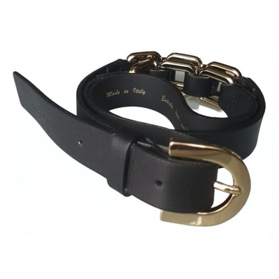 Pre-owned Coccinelle Black Leather Belt