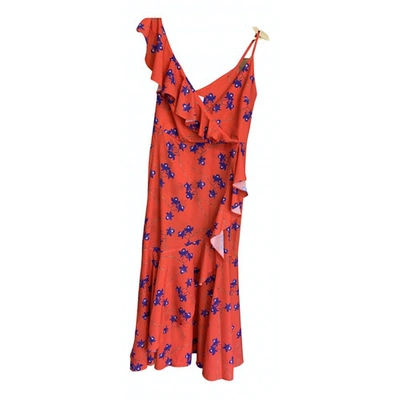 Pre-owned Borgo De Nor Mid-length Dress In Red