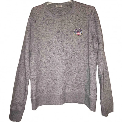 Pre-owned Kenzo Grey Cotton Knitwear