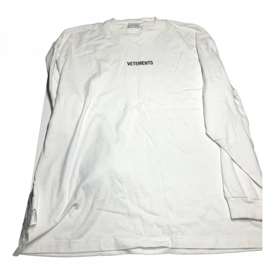Pre-owned Vetements White Cotton  Top