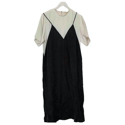 Pre-owned Mara Hoffman Black Silk Dress