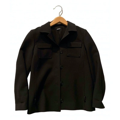 Pre-owned Jil Sander Wool Short Vest In Black