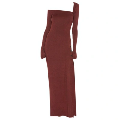 Pre-owned Alix Dress In Red