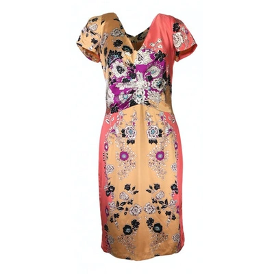 Pre-owned Etro Silk Mid-length Dress In Multicolour