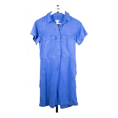 Pre-owned Jcrew Mini Dress In Blue
