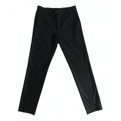 Pre-owned Rag & Bone Wool Carot Pants In Black