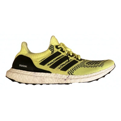 Pre-owned Adidas Originals Ultraboost Yellow Cloth Trainers