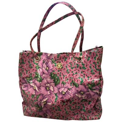 Pre-owned Roberto Cavalli Handbag In Pink