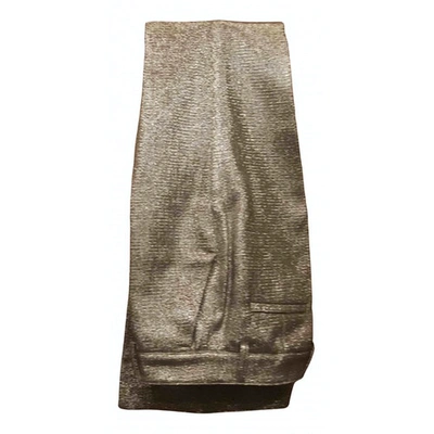 Pre-owned P.a.r.o.s.h Large Pants In Silver