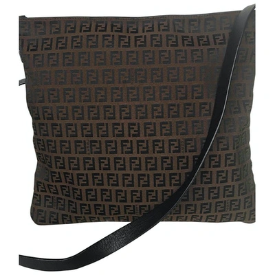 Pre-owned Fendi Brown Cloth Handbag