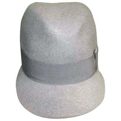 Pre-owned Hache Wool Cap In Grey