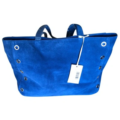 Pre-owned Paul & Joe Sister Blue Suede Handbag