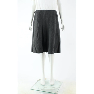 Pre-owned Prada Skirt In Grey